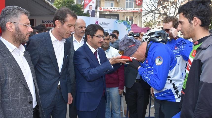 Bisiklet&ccedil;iler Şehzadeler&rsquo;i &Ccedil;anakkale&rsquo;de temsil edecek