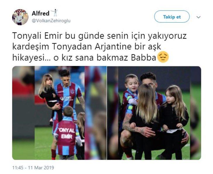 Trabzonspor taraftarı Tonyalı Emir'in bakışları sosyal medyayı salladı G5
