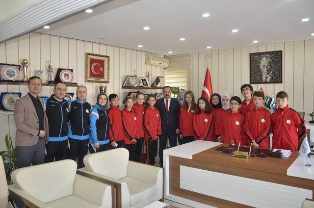 Başarılı sporcular Anadolu Yıldızlar Ligi’ne uğurlandı