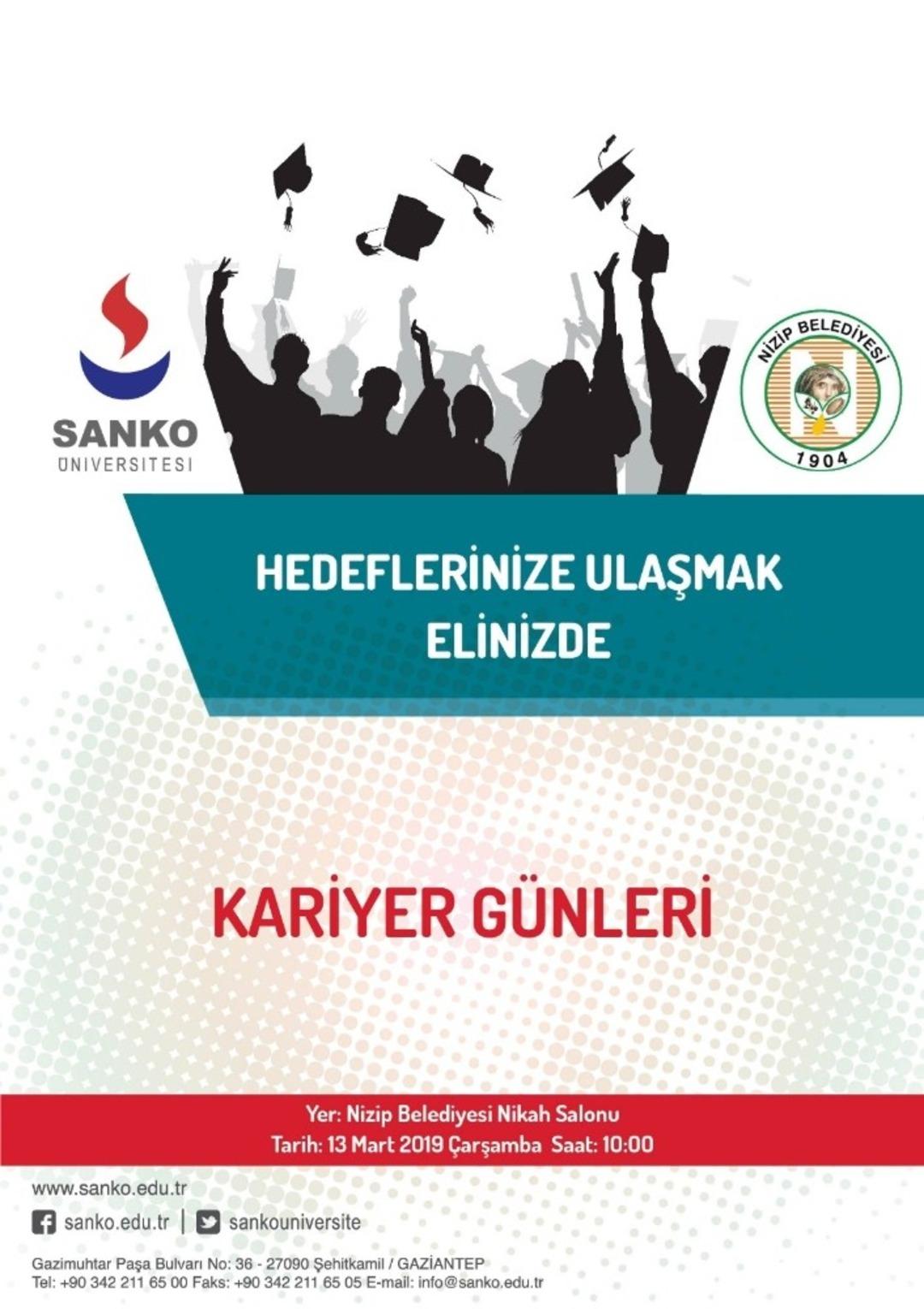 SANKO &Uuml;niversitesi Nizip&rsquo;te &ldquo;Kariyer G&uuml;n&uuml;&rdquo; d&uuml;zenliyor