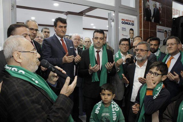 Osmangazi’de seçim ofisi dualarla açıldı