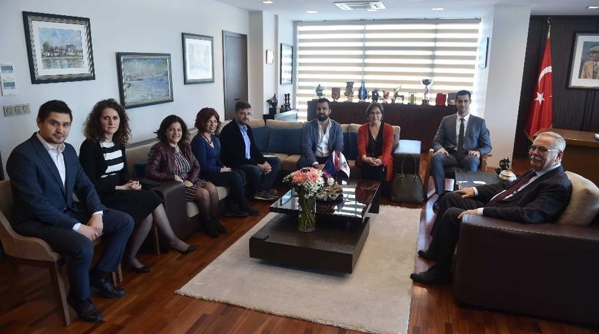 Başkan G&ouml;khan, Tarragona heyetini ağırladı