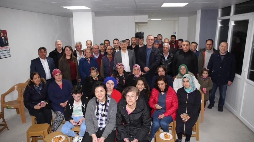 Başkan Akın site toplantısında