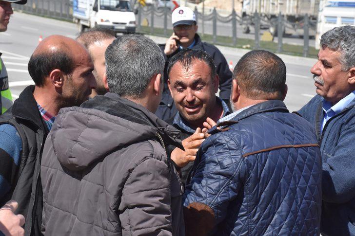 Seyir halindeki tır yangında kül oldu G4