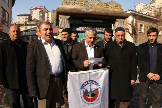 Bitlis’ten ezana yapılan saygısızlığa tepki