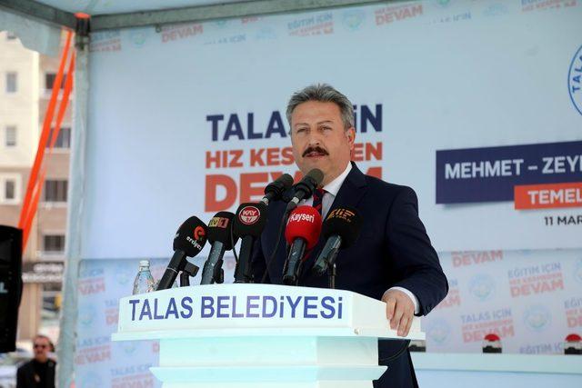 Talas’ta bir okulun daha temeli atıldı