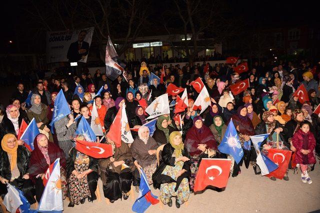 Avcı’dan Nergiz’de coşkulu miting