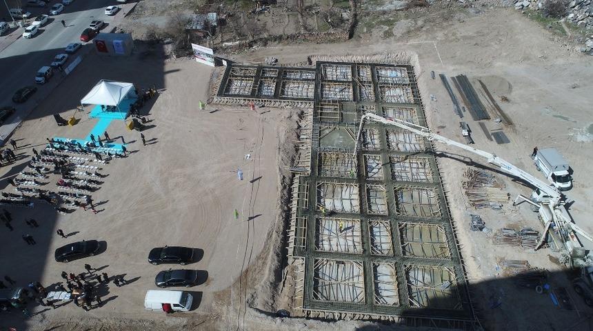 Talas&rsquo;ta bir okulun daha temeli atıldı