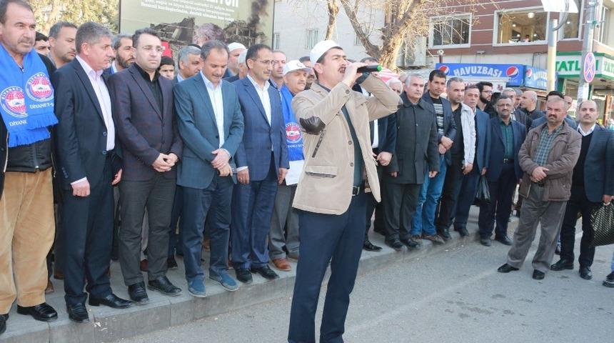 Ezana yapılan saygısızlığa tepki gösterildi