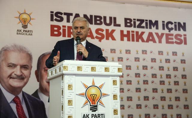 Yıldırım seçim çalışmalarını Bağcılar'da sürdürdü