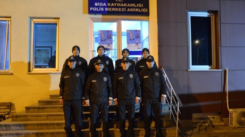 Biga&rsquo;da 8 bek&ccedil;i g&ouml;reve başladı