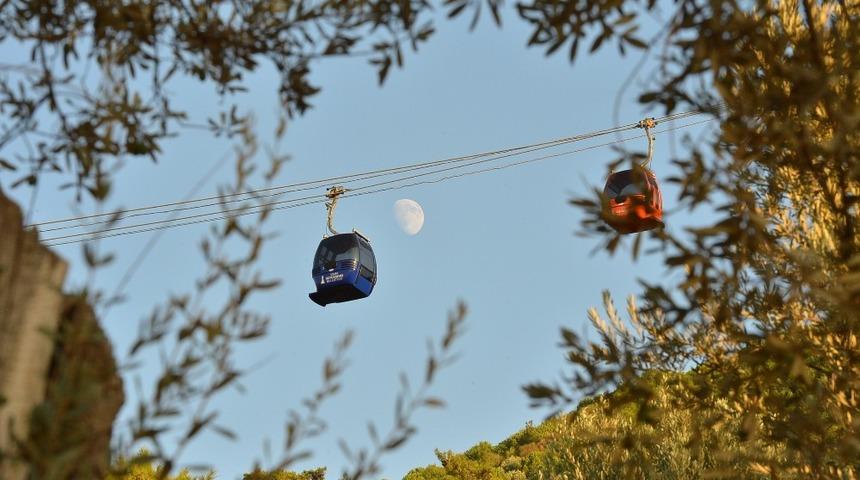 Teleferikte mola bitti