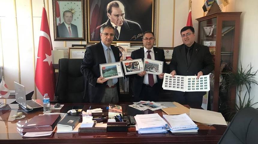 Osmaneli Kaymakamlığı il&ccedil;enin tanıtımına katkı i&ccedil;in posta pulu bastırdı