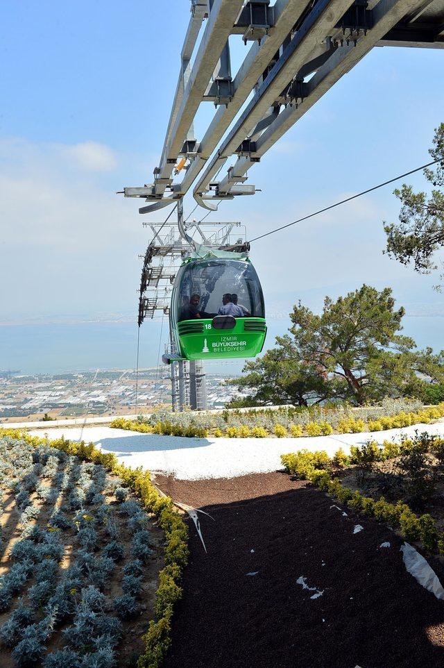 İzmir de teleferik yeniden &ccedil;alışmaya başladı 2