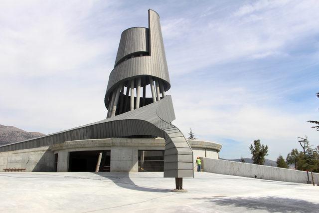 S&uuml;leyman Demirel in anıt mezarı bitme aşamasında 4