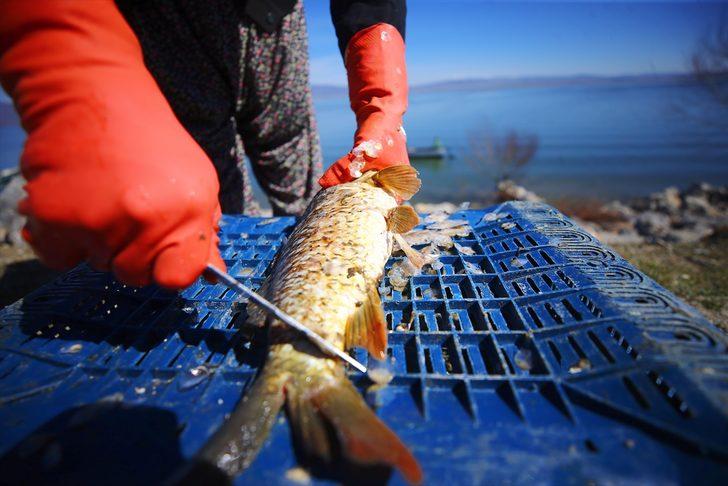 Göl sularının yükselmesi balıkçıların yüzünü güldürdü  G3