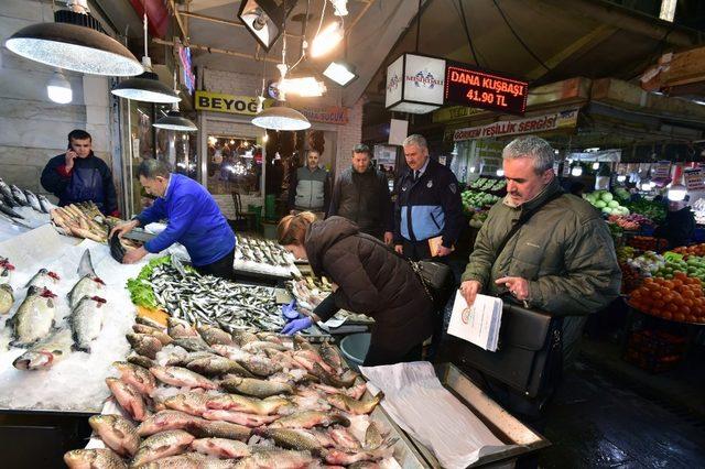 Ulus Hali’nde gıda denetimi