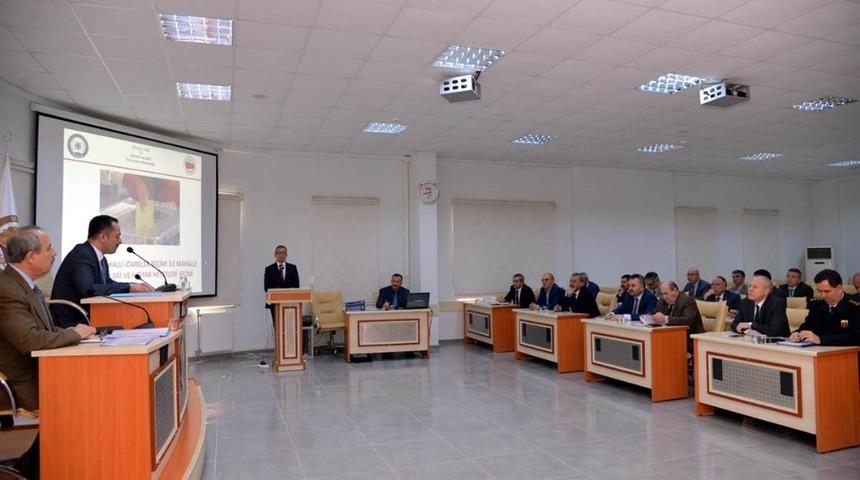 Bilecik’te Mahalli İdareler Seçimi toplantısı