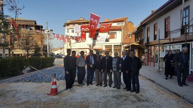 Pazaryeri’nde sokak sağlıklaştırma projesinin sonuna gelindi