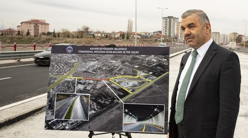 Başkan &Ccedil;elik, Kayseri&rsquo;nin ilk t&uuml;p ge&ccedil;it projesini basına ve kamuoyuna tanıttı
