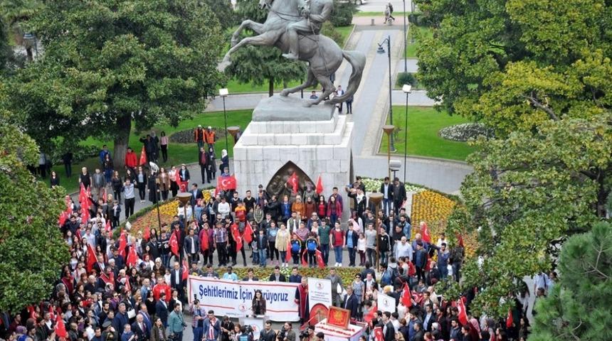 Samsun şehitler i&ccedil;in y&uuml;r&uuml;yecek