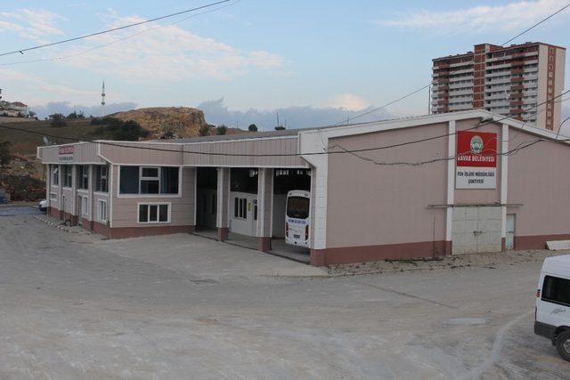 Kavak’ta şantiye binası fabrika oluyor