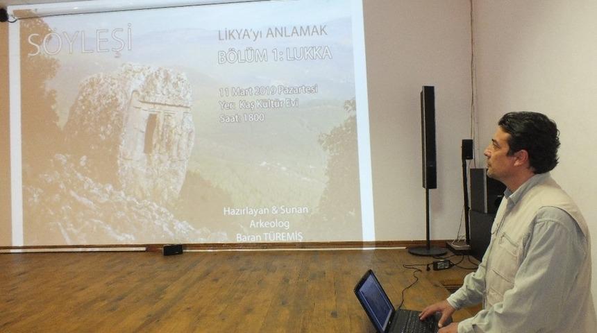 Kaş&rsquo;ta &lsquo;Likya&rsquo;yı Anlamak&rsquo;  s&ouml;yleşisi