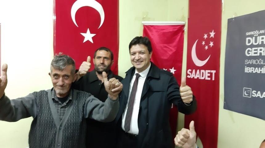 SP Büyükşehir Belediye Başkan Adayı Arıkan: "Palas’da saadet Partisi coşkusu var"