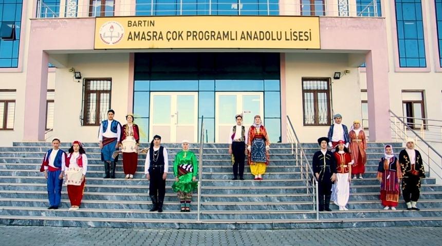 &Ouml;ğrencilerden İstiklal Marşı&rsquo;na anlamlı klip