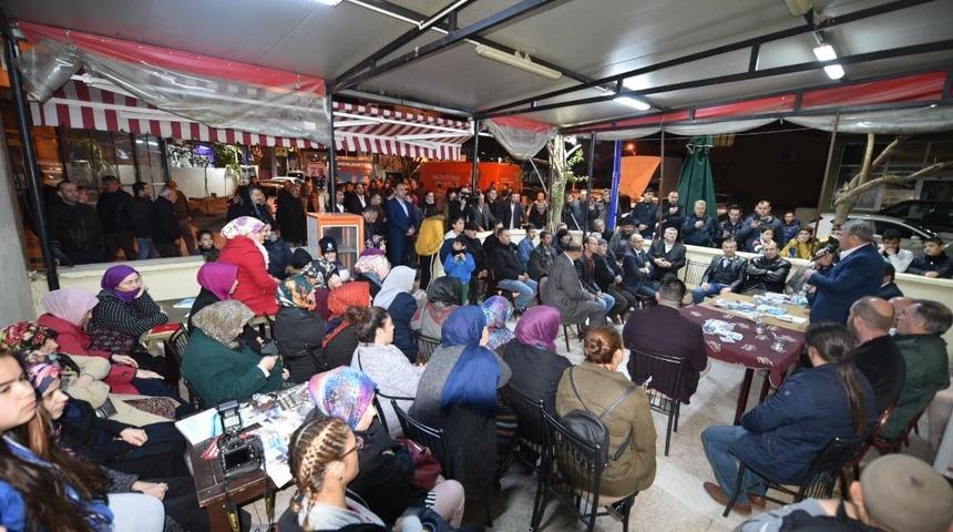 Başkan &Ccedil;er&ccedil;i Emlakdere ve Ke&ccedil;ilik&ouml;y&rsquo;de vatandaşlarla buluştu