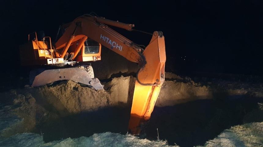 Kaçak kazıya jandarmadan suçüstü