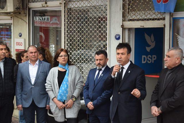 DSP’den Aliağa’da seçim bürosu açılışı