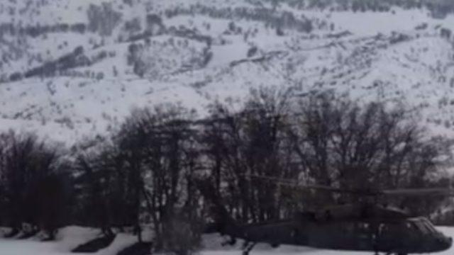 Tunceli'de polis helikopteri zorunlu iniş yaptı (3)