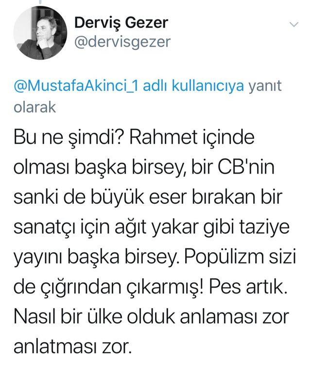 Cumhurbaşkanı Akıncı'nın ‘ünlü hırsız’ için taziye mesajı tartışma yarattı