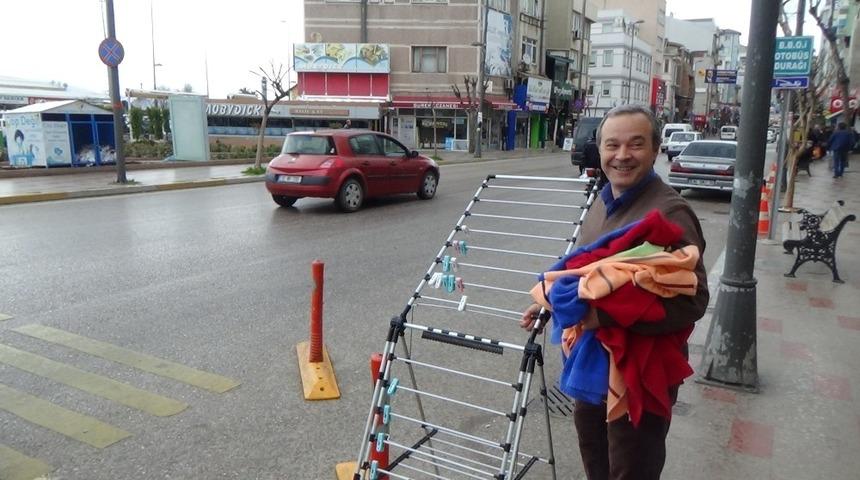 Bandırma&rsquo;da sağanak yağış