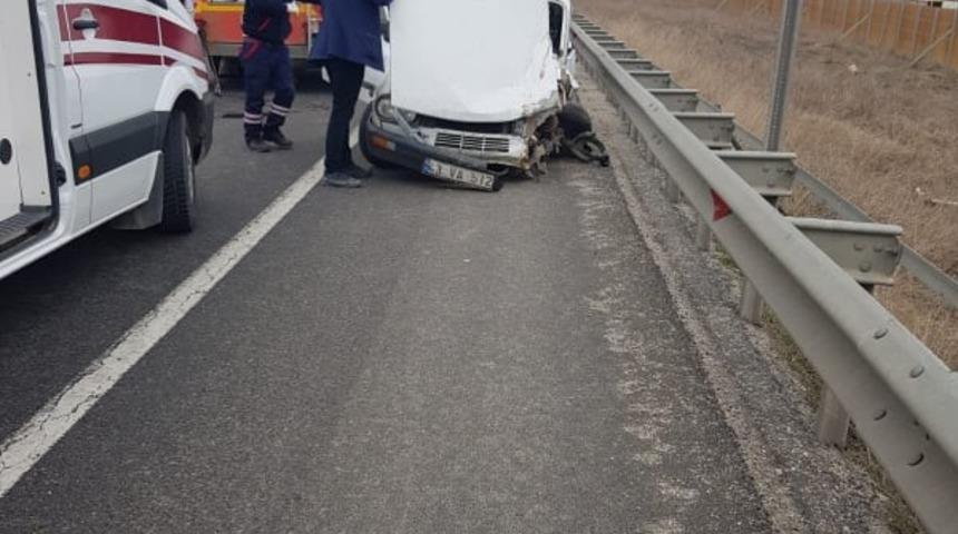 K&uuml;tahya&rsquo;da trafik kazası: 1 &ouml;l&uuml;