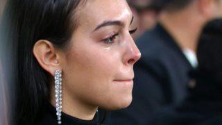 Georgina Rodriguez, galibiyet sonrası göz yaşlarını tutamadı