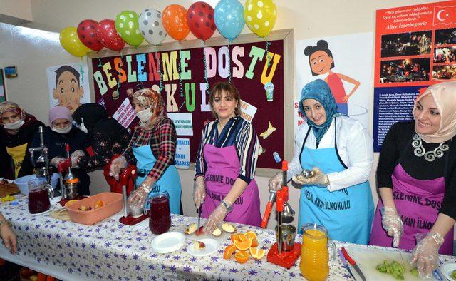 &Ouml;ğrenciler 400 kilo meyveyi 1 saatte t&uuml;kettiler 2