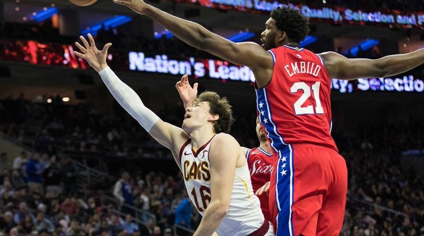 Cleveland Caveliers Philadelphia 76ers'a 106-99 mağlup oldu