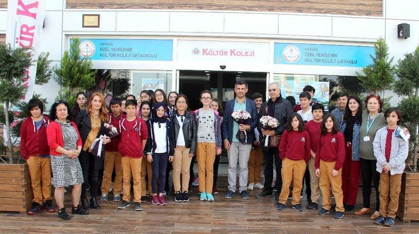 Mersin GİAD &uuml;yeleri, &ouml;ğrencilere inşaat sekt&ouml;r&uuml;n&uuml; anlattı