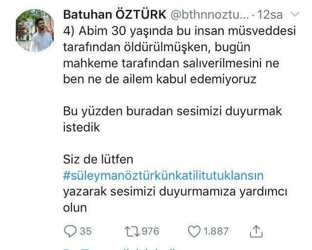 Ağabeyinin &ouml;l&uuml;m&uuml;ne neden olan şahıs serbest kalınca sosyal medyadan yardım istedi 2