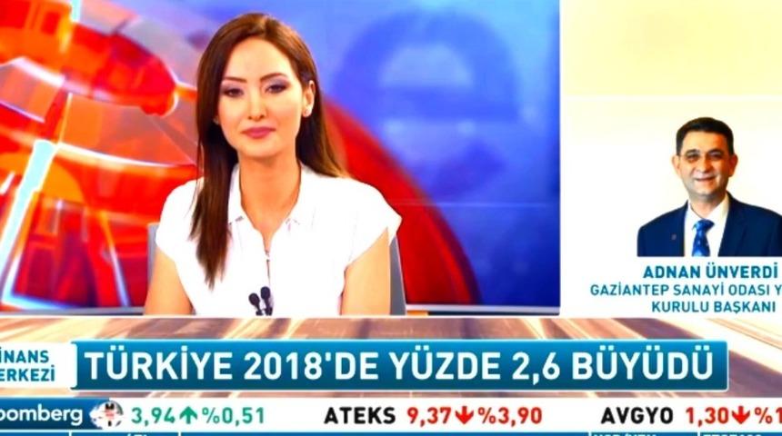 Başkan &Uuml;nverdi&rsquo;den canlı yayında ekonomi değerlendirmesi