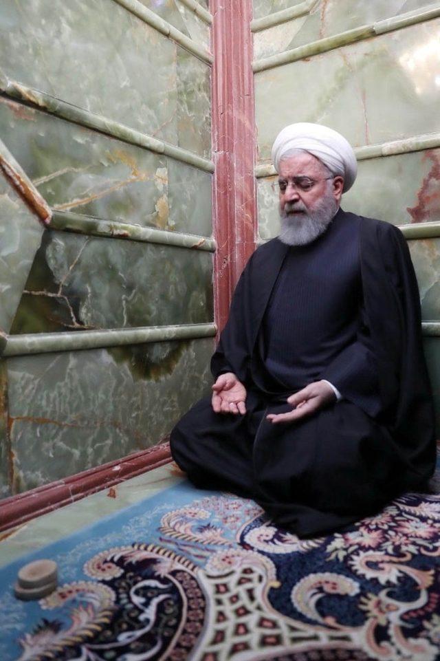 Ruhani, Necef’te Sistani’yi ziyaret etti