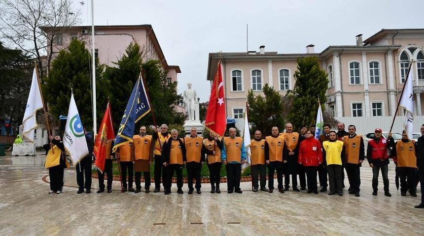 57. Alay Y&uuml;r&uuml;y&uuml;ş Komitesi &Ccedil;anakkale&rsquo;ye uğurlandı
