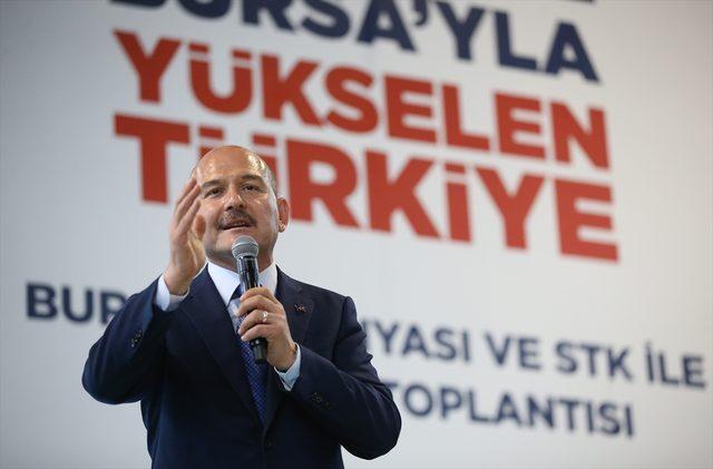 İçişleri Bakanı Süleyman Soylu, Bursa'da