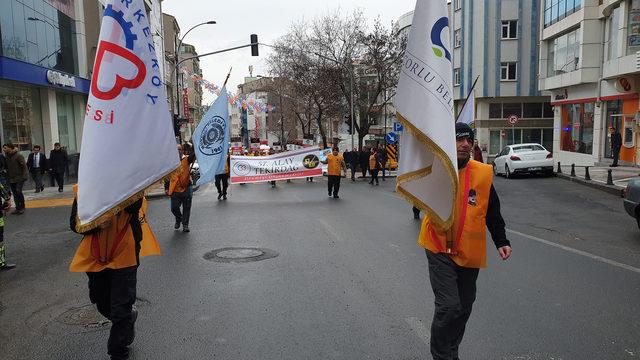 Tekirdağ'dan Çanakkale'ye 57'nci Alay yürüyüşü başladı