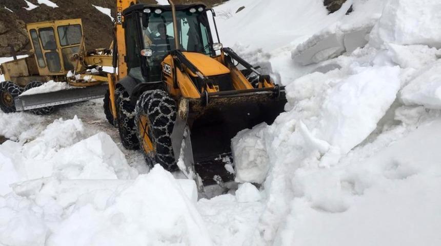 G&uuml;m&uuml;şhane&rsquo;de yerel se&ccedil;imler &ouml;ncesi k&ouml;y yollarında karla m&uuml;cadele &ccedil;alışmaları hızlandı