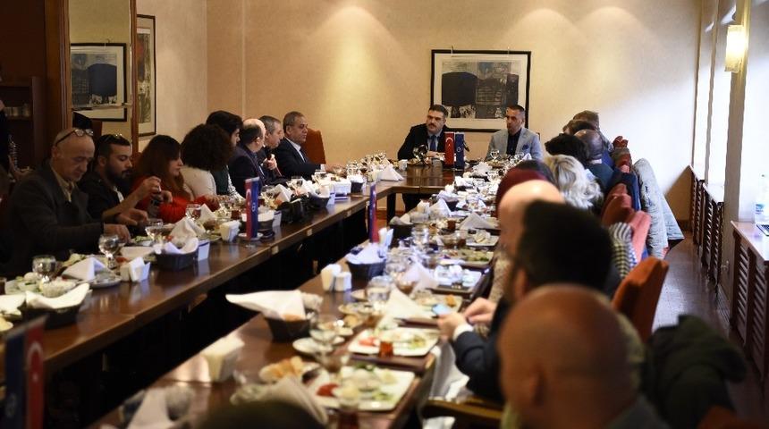 Rektör Prof. Dr. Şafak Ertan Çomaklı, yerel basın mensupları ile buluştu