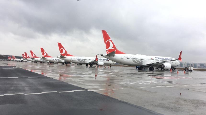 Boeing 737 MAX tipi uçaklar İstanbul Havalimanı’nda  
