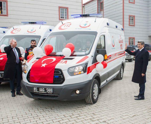 Sağlık Bakanlığı'ndan Van'a 7 ambulans